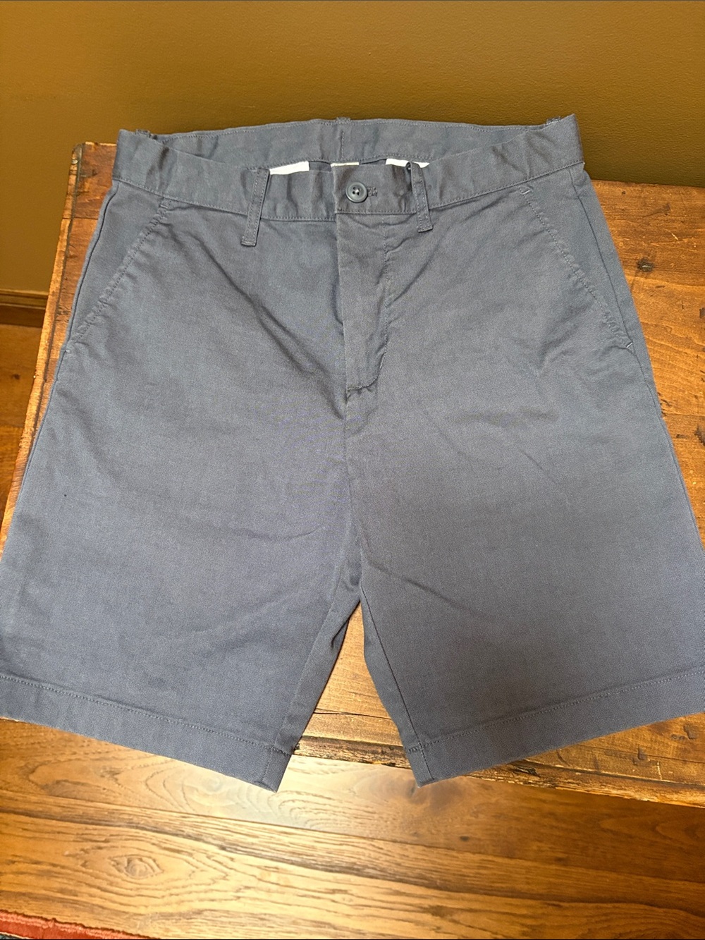 Crewcuts Boys' Dark Chambray Flat-Front Shorts